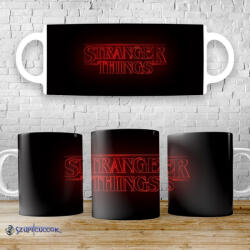  Stranger Things logó bögre - time4gift