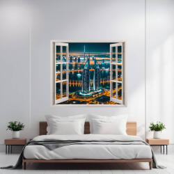 AVEX Folie imprimata color pentru decor perete locuinta, dimensiune 125 x 110cm, model: VIEW TO HAVEN 04 (AVX-AW04)