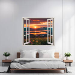 AVEX Folie imprimata color pentru decor perete locuinta, dimensiune 125 x 110cm, model: VIEW TO HAVEN 22 (AVX-AW22)