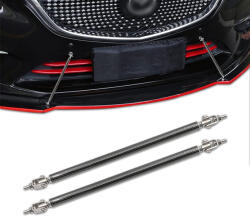AVEX Set 2 Tije din Aluminiu reglabile pentru Consolidare Spoiler, lungime 15cm, IMITATIE CARBON (AVX-T210423-6) - voltix