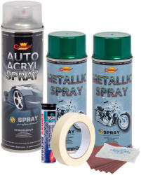 AVEX Kit complet reparatie si vopsire jante culoare Verde Metalizat, V2 (AVX-KVJ-VV2) - voltix