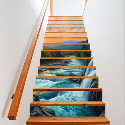 AVEX Sticker decorativ pentru scari interioare, print autoadeziv de inalta rezolutie, dimensine 200 x 124 cm, cod: AVX-STAIRS-06 (AVX-STAIRS-06)