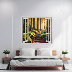 AVEX Folie imprimata color pentru decor perete locuinta, dimensiune 125 x 110cm, model: VIEW TO HAVEN 37 (AVX-AW37)