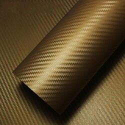 AVEX Folie colantare auto Carbon 3D - Gold (3m x 1, 27m) (AVX-T1601) - voltix