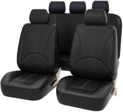 AVEX Set 11 huse scaun auto UNIVERSALE din piele ecologica NEGRU AG338E (AVX-AG338E)
