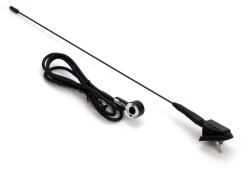 AMIO Antena radio auto universala 41cm cu adaptor 5mm ANT01 (AVX-AM01048) - voltix