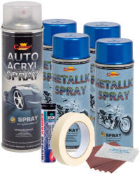 AVEX Kit complet reparatie si vopsire jante culoare Albastru Metalizat, V4 (AVX-KVJ-AV4) - voltix