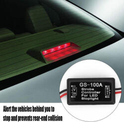 AVEX Modul Strobo Flash pentru lampa Stop Frana, alimentare 12V - 24V, auto, moto, camion (AVX-T151222-9)