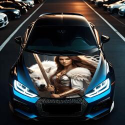 AVEX Folie Capota Auto Hood Art rezistenta la exterior, marime L (180 x 130cm) - Cod: AVX-CAPOTA-006L (AVX-CAPOTA-006L)