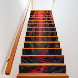 AVEX Sticker decorativ pentru scari interioare, print autoadeziv de inalta rezolutie, dimensine 200 x 124 cm, cod: AVX-STAIRS-15 (AVX-STAIRS-15)