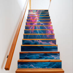 AVEX Sticker decorativ pentru scari interioare, print autoadeziv de inalta rezolutie, dimensine 200 x 124 cm, cod: AVX-STAIRS-02 (AVX-STAIRS-02)