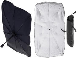 AVEX Parasolar Auto tip umbrela pentru parbriz, dimensiune 78 x 130 cm, culoare neagra (AVX-KX5286)