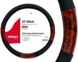 AMiO Husa volan imitatie lemn SWC-03-M (37-39cm) (AVX-AM01358)