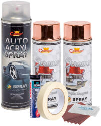 AVEX Kit complet reparatie si vopsire jante culoare Cupru Metalic, V2 (AVX-KVJ-CUV2) - voltix
