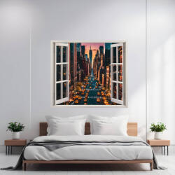 AVEX Folie imprimata color pentru decor perete locuinta, dimensiune 125 x 110cm, model: VIEW TO HAVEN 19 (AVX-AW19)