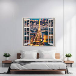 AVEX Folie imprimata color pentru decor perete locuinta, dimensiune 125 x 110cm, model: VIEW TO HAVEN 18 (AVX-AW18)