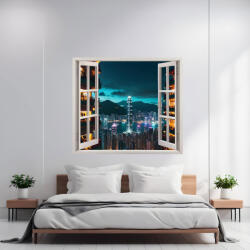 AVEX Folie imprimata color pentru decor perete locuinta, dimensiune 125 x 110cm, model: VIEW TO HAVEN 07 (AVX-AW07)
