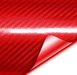 AVEX Folie colantare auto Carbon 5D Lacuit Rosu (3, 0m x 1, 52m) (AVX-K10274) - voltix