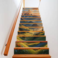 AVEX Sticker decorativ pentru scari interioare, print autoadeziv de inalta rezolutie, dimensine 200 x 124 cm, cod: AVX-STAIRS-07 (AVX-STAIRS-07)