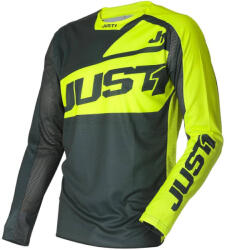 Just1 Tricou atv cross Just1 J-Force Vertigo, culoare gri galben fluo, marime S (6950020094002S)