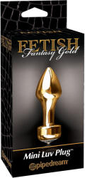 Pipedream Fetish Fantasy Gold Mini Luv Plug - szexshop