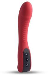G-SPOT vibrator red, szilikon, akkus - szexshop