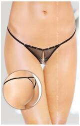 SoftLine Randi tanga-strasszos. Fekete, Méret: S-L - szexshop