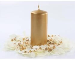 PartyDeco fém gyertya, arany, 12x6cm, 6 darabos szett (malinoweskarby_5902230730977)