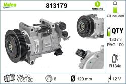 VALEO kompresszor, klíma VALEO 813179 for PEUGEOT, CITROËN (813179)