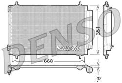 DENSO kondenzátor, klíma DENSO DCN21017 for FIAT, PEUGEOT (DCN21017)