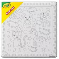 Crayola Crayola: Fóliás vászonkép dzsungel mintákkal - 20 x 20 cm (15784)