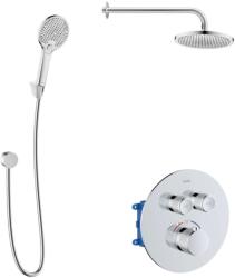 kielle Oudee - Baterie termostatată, încastrată, pentru 2 consumatori, cu accesorii EcoSpare și corp, crom 20602SPT100 (20602SPT100)