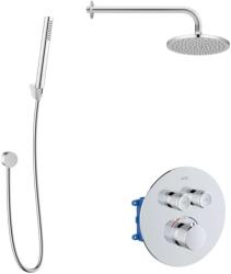 kielle Oudee - Baterie termostatată, încastrată, pentru 2 consumatori, cu accesorii EcoSpare și corp, crom 20602SPT80 (20602SPT80)