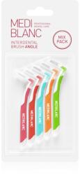 MEDIBLANC Interdental Pick-brush Angle perie interdentara 9 bucati Mix kit 5 buc