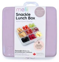 Melii Кутия за закуски Melii - Snackle Box, 9 отделения, лилава (ML24430)