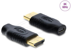 Delock USB Type-C HDMI adapter (DP Alt Mode), 8K 60 Hz, HDR és HDCP támogatással (4043619610761)