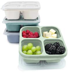 Melii Кутия за храна Melii - Snackle Box, 4 броя, 4 отделения (ML26020)