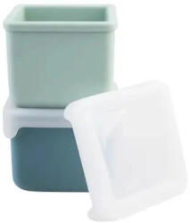 Melii Силиконови контейнери за закуски Melii Luxe - 2 броя, Blue/Mint (ML23330)