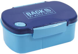 DERFORM BackUp műanyag csatos uzsonnás doboz - Kék (SB5B58)