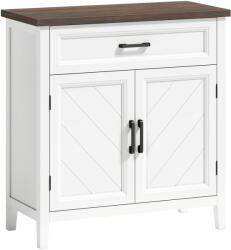 HOMCOM comodă mică dulap sertar compact | Aosom Romania (83B-725V80WT) Comoda