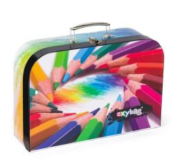 Oxybag Laminált kisbőrönd, 34 cm, színes ceruzák (5-65224)