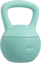 SPORTNOW Kettlebell 6 kg cu mâner antiderapant pentru fitness, forță și cardio, 19 x 19 x 28 cm verde | Aosom Romania (A91-340V01GN)