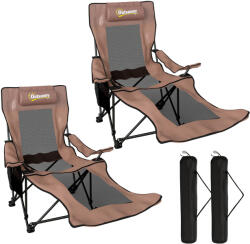 Outsunny Scaun de camping relax | Aosom Romania (A20-615V00DR)