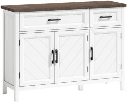 HOMCOM bufet dulap jos pentru depozitare | Aosom Romania (83B-724V80WT) Bufet
