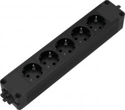 Fellowes Bloc priza modulara eGST 2.0, Filex Power Strip, 5 iesiri, negru, Fellowes 685005