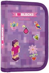 KARTON P+P Egyszintes tolltartó, 2 kihajtható fül, üres, Playworld Girl (9-82826)