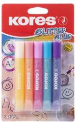 Kores Lipici cu paiete, pastel, KORES 75001 (75001)