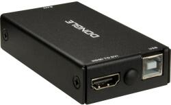 Inter-Tech Adapto KVM Inter-Tech KT-150D, Black (88887307)