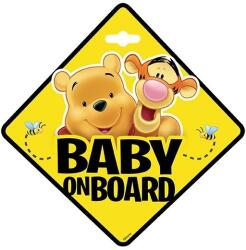 Seven Polska Winnie the Pooh, tabla "Baby On Board" cu ventuza