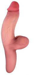 Guilty Toys Vibrator Realist Master Vibe No. 1, 10 Moduri Vibratii, Silicon Lichid, USB Magnetic, Natural, 27.5 cm, Guilty Toys Vibrator
